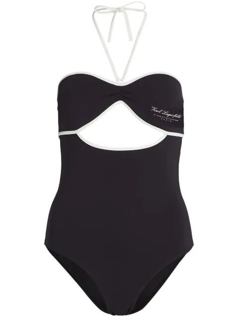 Karl Lagerfeld Hotel Karl swimsuit Black A1W46031999
