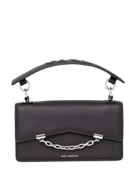 Karl Lagerfeld K/Seven Grainy leather cross body bag Black A1W30446999