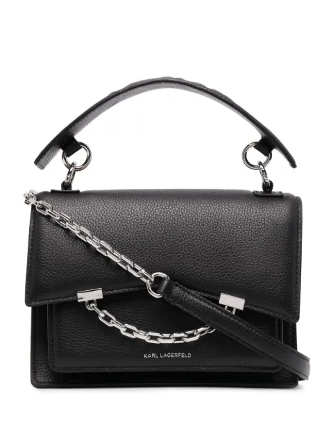 Karl Lagerfeld K/Seven Grainy leather shoulder bag Black A1W30447999