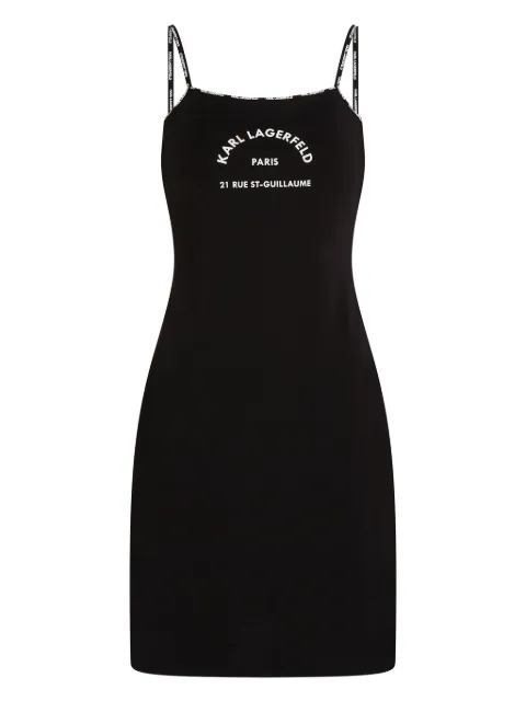Karl Lagerfeld Rue St-Guillaume sheer beach dress Black A1W46081999