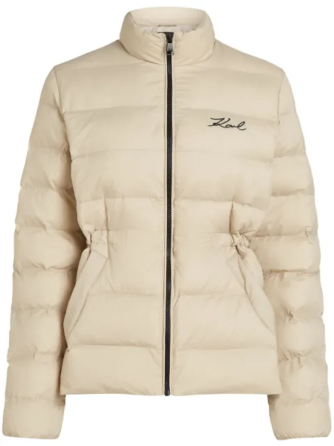 Karl Lagerfeld K/Signature puffer jacket Neutrals A1W15049759