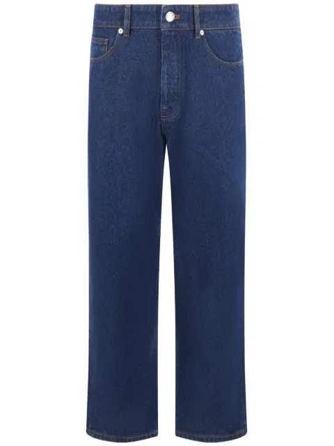 Maison Kitsuné straight-leg jeans Blue NM01123WW5023
