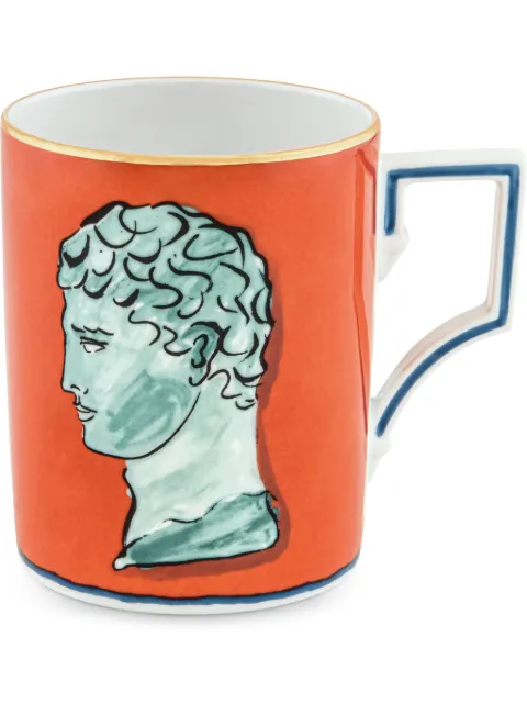 GINORI 1735 Il Viaggio Di Neptuno mug (365ml) Orange 101RG00FTZ700LX0400G00131300