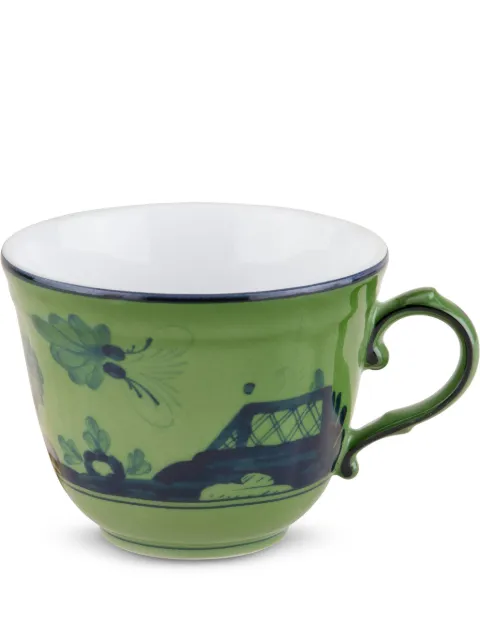 GINORI 1735 Oriente Italiano-motif expresso cup Green 003RG00FTZ301010120