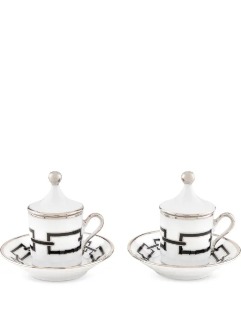 GINORI 1735 Catene coffe set (set of two) White 004RG00FX917601G00125500
