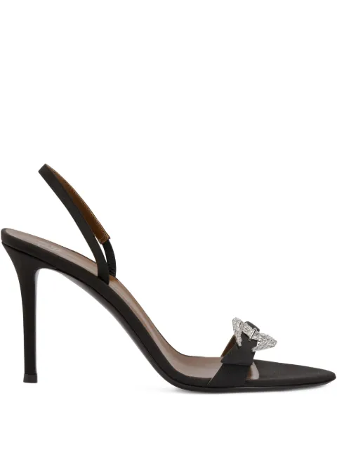 Giuseppe Zanotti 90mm Ludhovica Mignon sandals Black E500017001