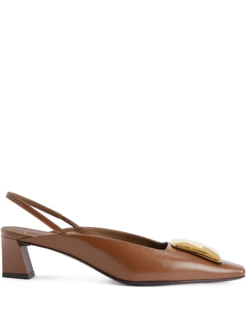 Giuseppe Zanotti 45mm Brendha Stone pumps Brown E550006004