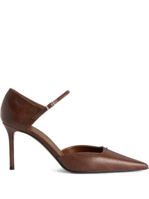 Giuseppe Zanotti 85mm Raquel D'Orsay pumps Brown E560004004