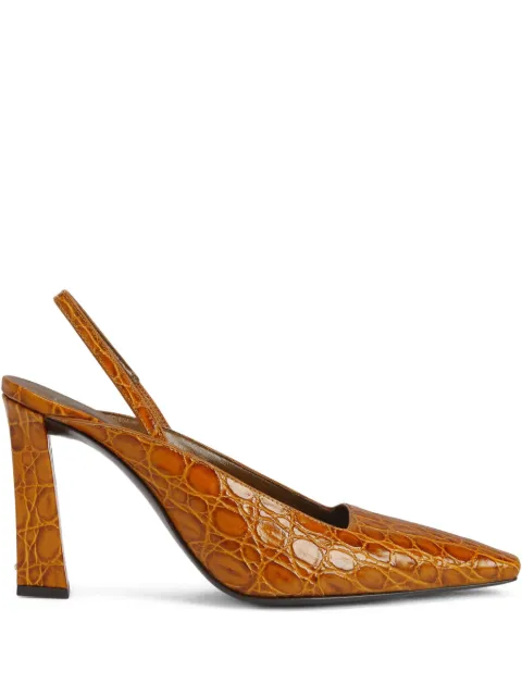 Giuseppe Zanotti 90mm Brendha Sabot pumps Brown I450001010