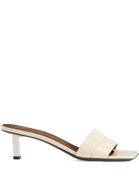 Giuseppe Zanotti 50mm Berenys sandals White E500019002