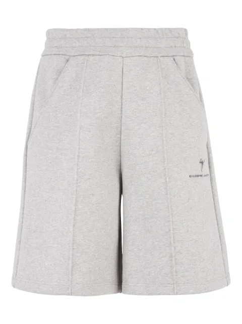 Giuseppe Zanotti LR-43 cotton track shorts Grey ERU5000001