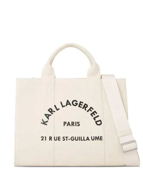 Karl Lagerfeld Rue St-Guillaume square tote bag Neutrals A1W50010106