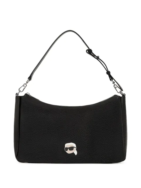 Karl Lagerfeld Ikon pebbled shoulder bag Black A1W30493999