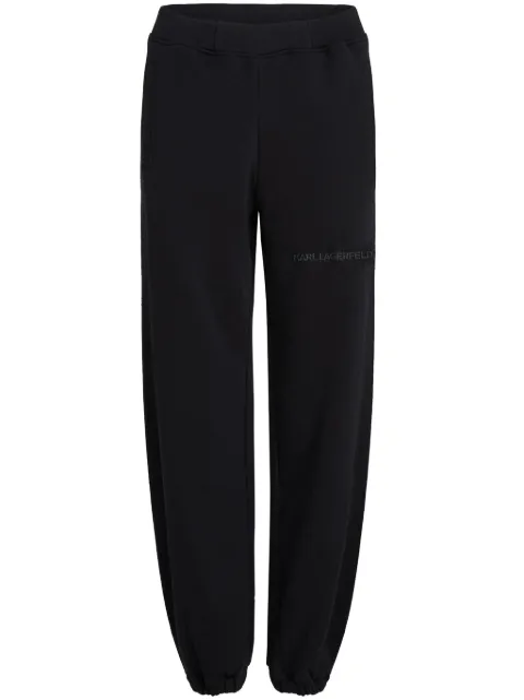 Karl Lagerfeld logo-print track pants Black A1W10067999