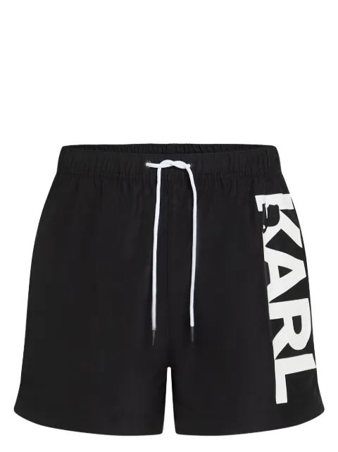 Karl Lagerfeld logo swim shorts Black A1M46013999