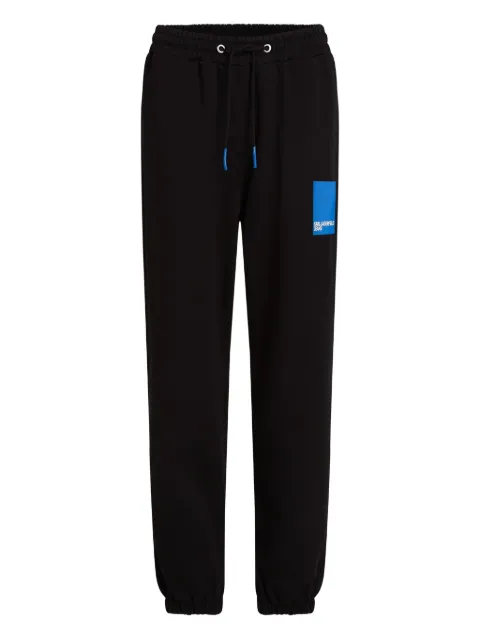 Karl Lagerfeld Jeans logo-print track pants Black A1W10004999
