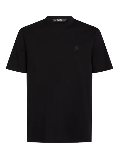 Karl Lagerfeld Kameo logo-embroidered T-shirt Black A1M17016999