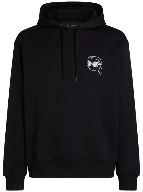 Karl Lagerfeld Ikon relaxed hoodie Black A1M20033999