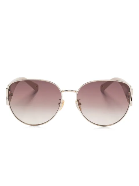 Chloé Eyewear geometric-frame sunglasses Neutrals CH0261SK003