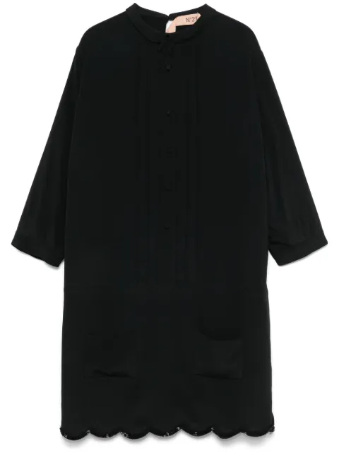 Nº21 pleated mini dress Black N2S0H0415111