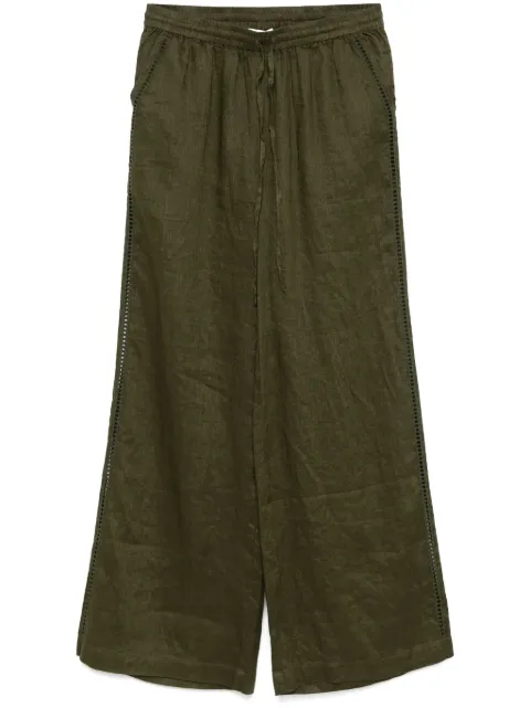 P.A.R.O.S.H. wide-leg trousers Green BEACH25D230743