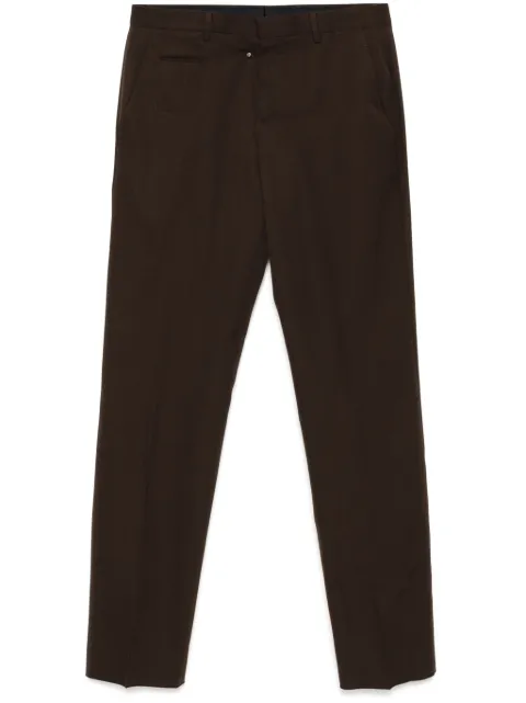 Paul Smith gabardine-weave trousers Brown M1R156ZN02211