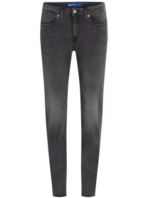 Karl Lagerfeld Jeans mid-rise slim jeans Black A1W101091BJ
