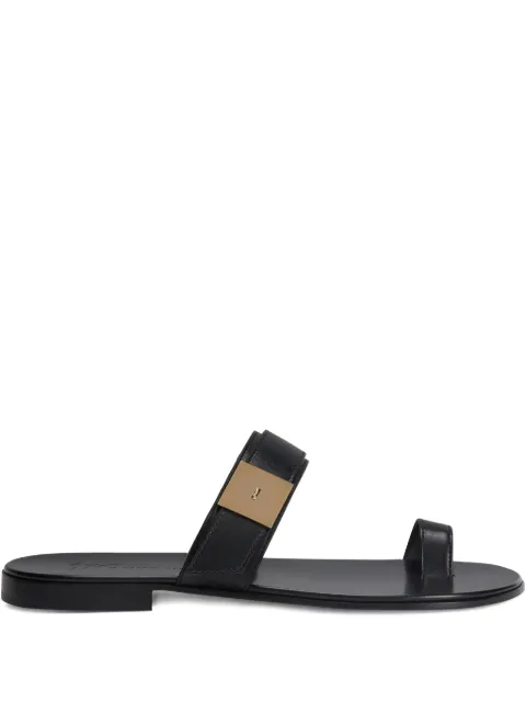 Giuseppe Zanotti Flavien toe-loop sandals Black EU50014001
