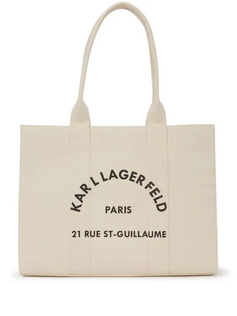 Karl Lagerfeld large Rue St-Guillaume tote bag Neutrals A1W50009106