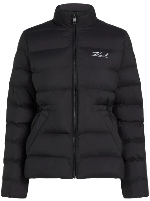 Karl Lagerfeld K/Signature puffer jacket Black A1W15049999