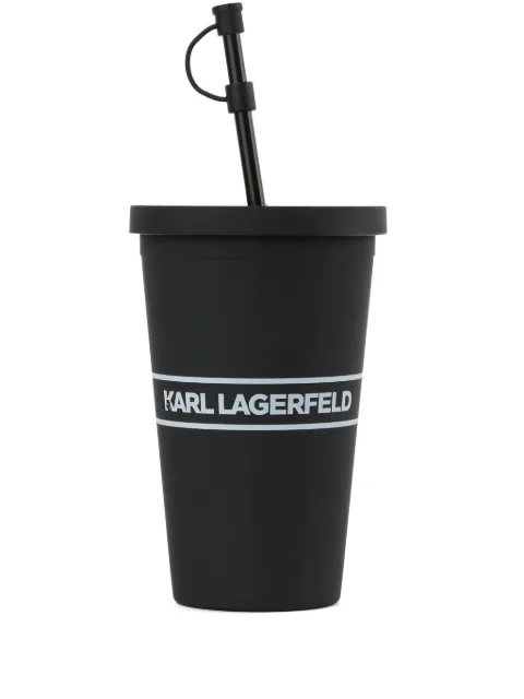Karl Lagerfeld logo-print to-go cup Black A1W42017999