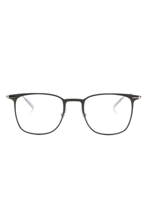 Montblanc wayfarer-frame glasses Grey MB0356O