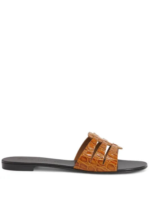 Giuseppe Zanotti Adheline slides Brown E500023001
