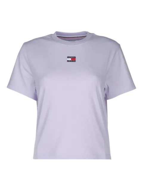 Tommy Jeans logo-patch knitwear Purple DW0DW17391