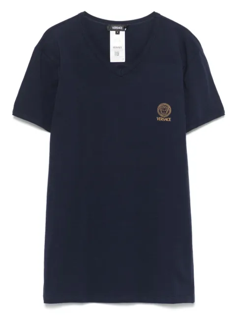 Versace Medusa Head-motif T-shirt Blue AUU010041A10011