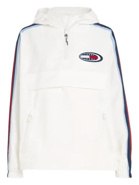Tommy Jeans stripe hooded giacca White DW0DW18151
