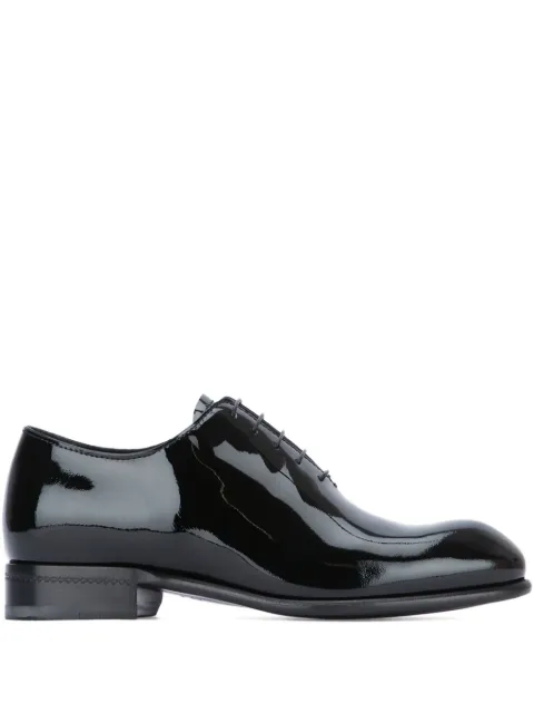 Zegna Vienna leather oxford shoes Black RLHBALA5980Z