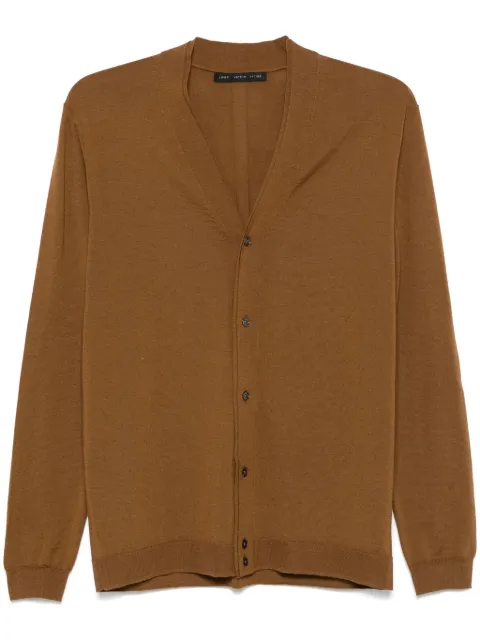 Low Brand merino wool cardigan Brown L1MFW24256688