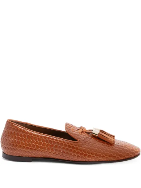 Giuseppe Zanotti GZ-Weave loafers Brown E560005004