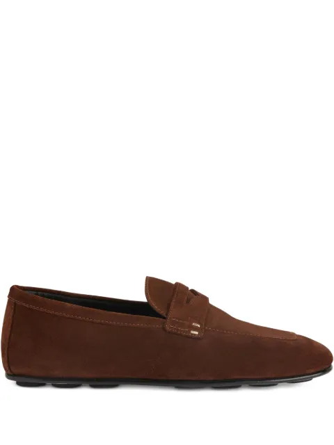 Giuseppe Zanotti Cristophe suede loafers Brown EU50021002