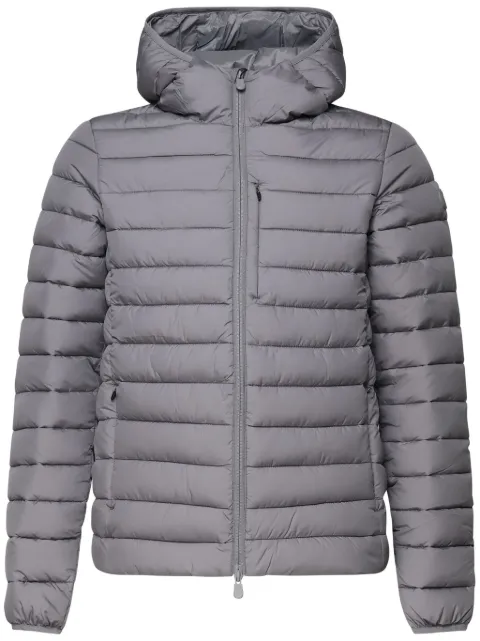 Save The Duck logo-appliqué puffer jacket Grey D31273MMIRO1910016