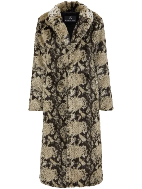 Unreal Fur Madam Grace Coat Neutrals URF2420035NTS