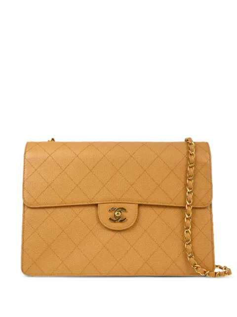 CHANEL Pre-Owned 1998 Classic Flap shoulder bag Yellow 5063019