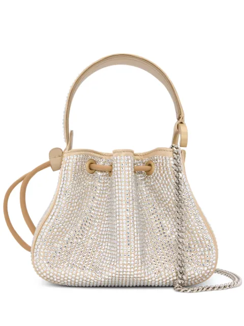 Oscar de la Renta nano O Handle crystal-pavé bag Neutrals 00NH102CRTCHM