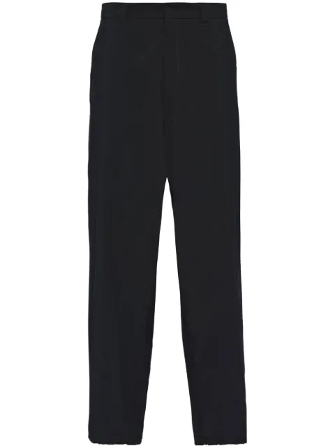 Prada drawstring wide-leg trousers Black SPH366SOOO14B4