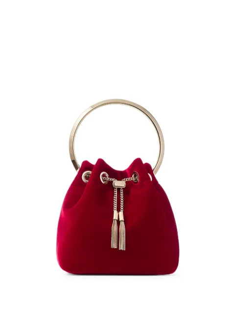 Jimmy Choo Bon Bon bucket bag Red BONBONVKK