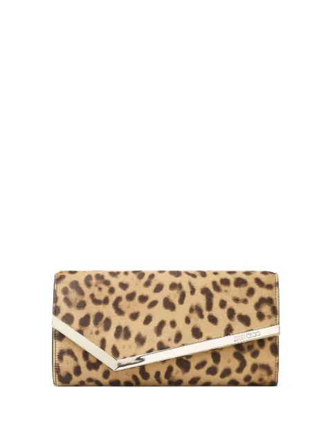Jimmy Choo Emmie clutch bag Neutrals EMMIELOP