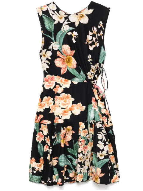 Agua By Agua Bendita Otoño cutout Dress Black 15047