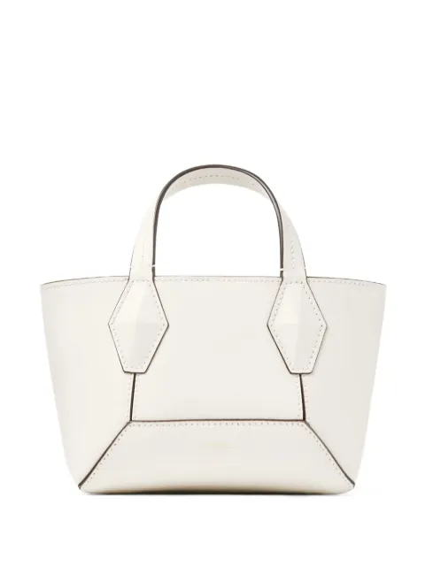 Jimmy Choo mini Diamond leather tote bag Neutrals DIAMONDTOTEXSHUT