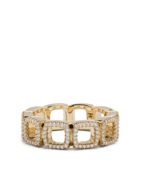 Tom Wood 9CT gold Cushion ring Gold 100290